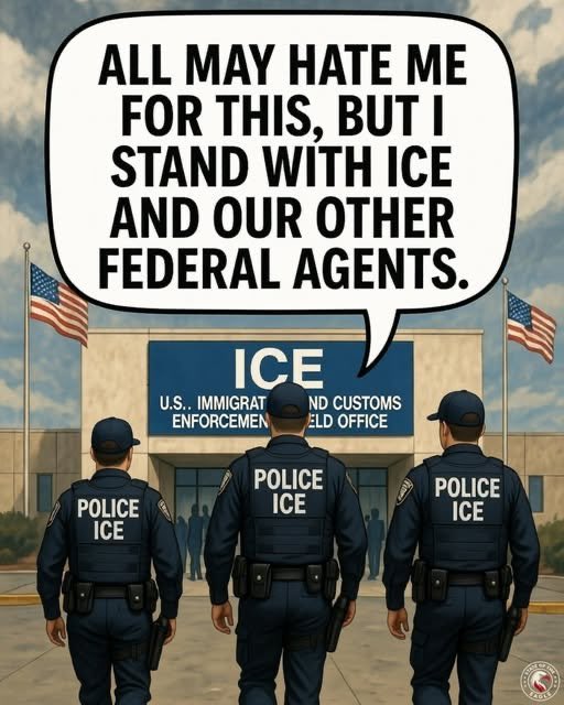 I unapologetically STAND with ICE