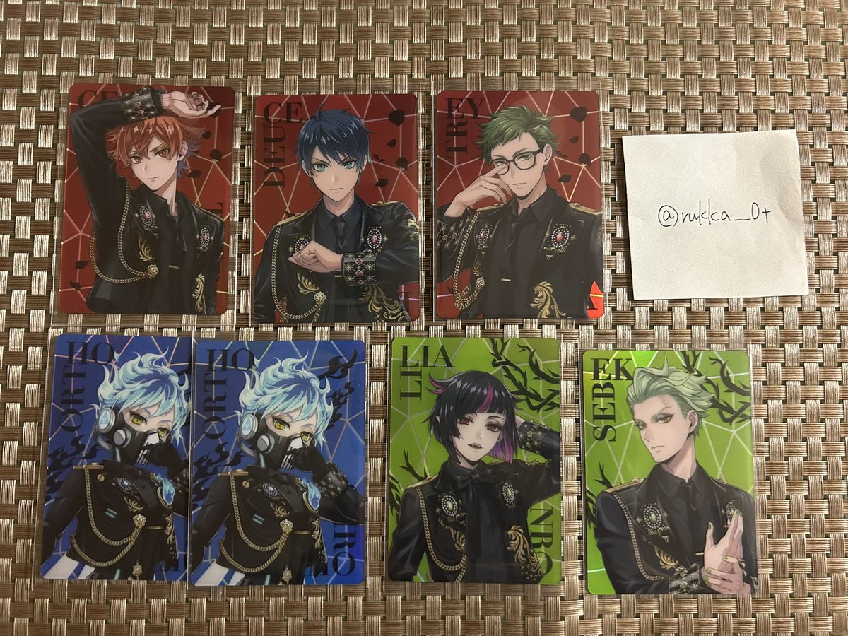 交換 ] ツイステ オーロラカード ブレイジングジュエル ブレジュ 譲