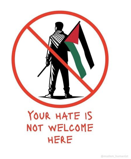 To all the Palestinianist agitators, troublemakers, anarchists and hate-mongers.

Shove-off, your hate is not welcome in Australia.