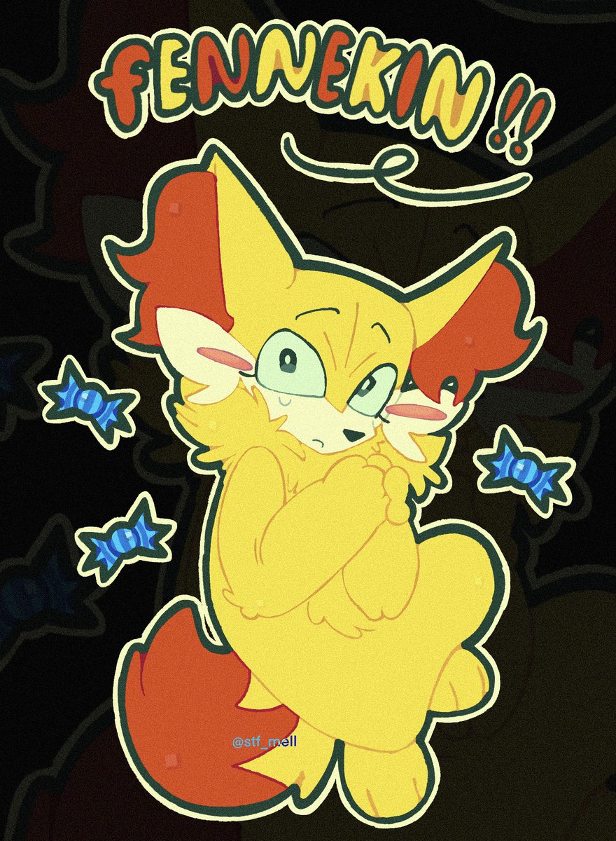 stf_mell's tweet photo. Fennekin !! 🍬 
#startersmovieunleashers https://t.co/duGTdB8ECs