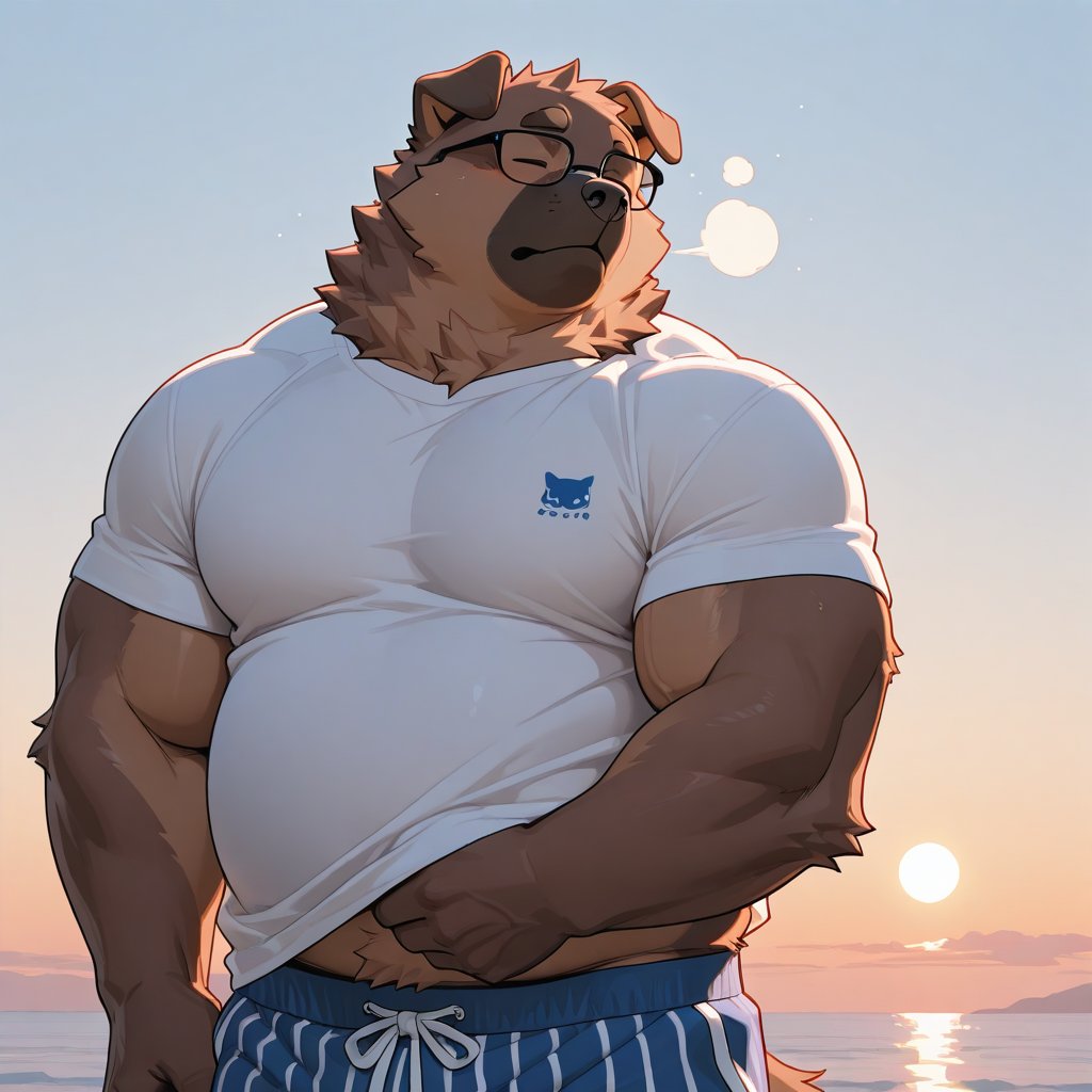 _corg1's tweet image. 배 긁