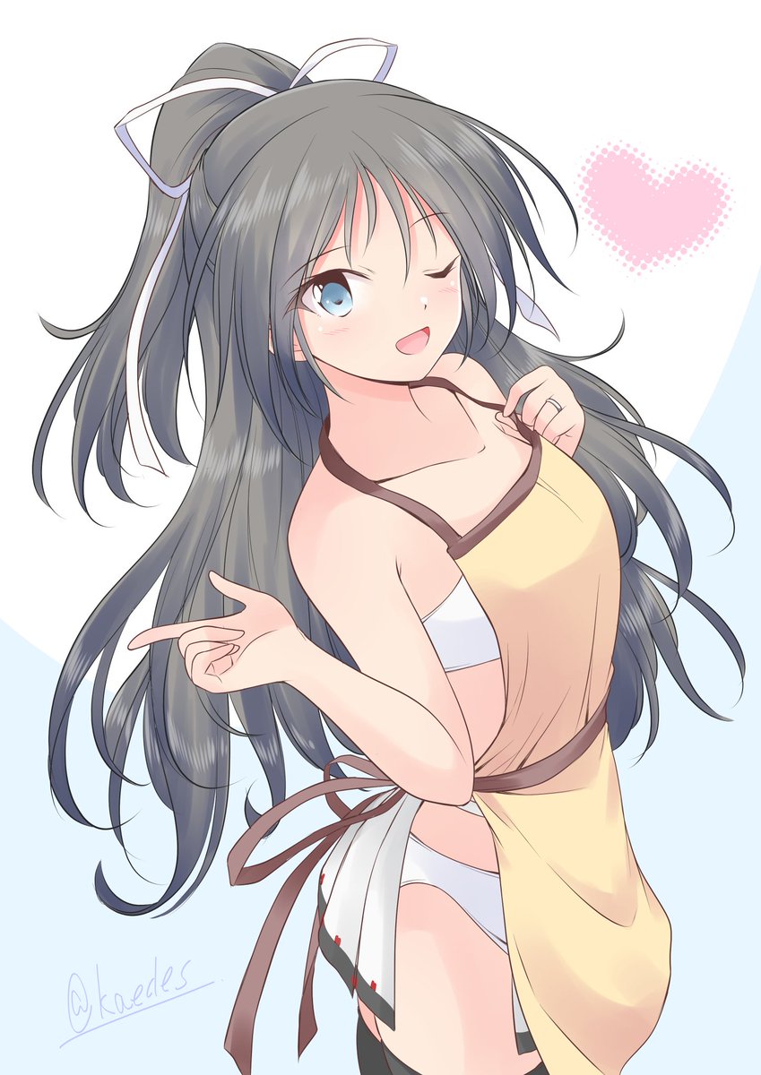 天津風(艦これ) 「◆艦これワンドロまとめ75◆ #艦これ #天津風 #葛城 #冬月 #涼月 「幼妻」|静奈かえで@C101新刊委託中＆FANBOX始めました！のイラスト