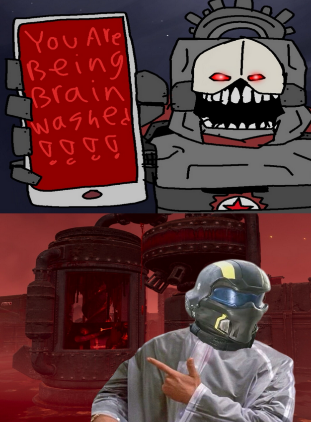 ShitpostRock's tweet image. Don't care about your essay of automaton propaganda. Human are the good guys and will always be, Cyberstan was promised to us by God