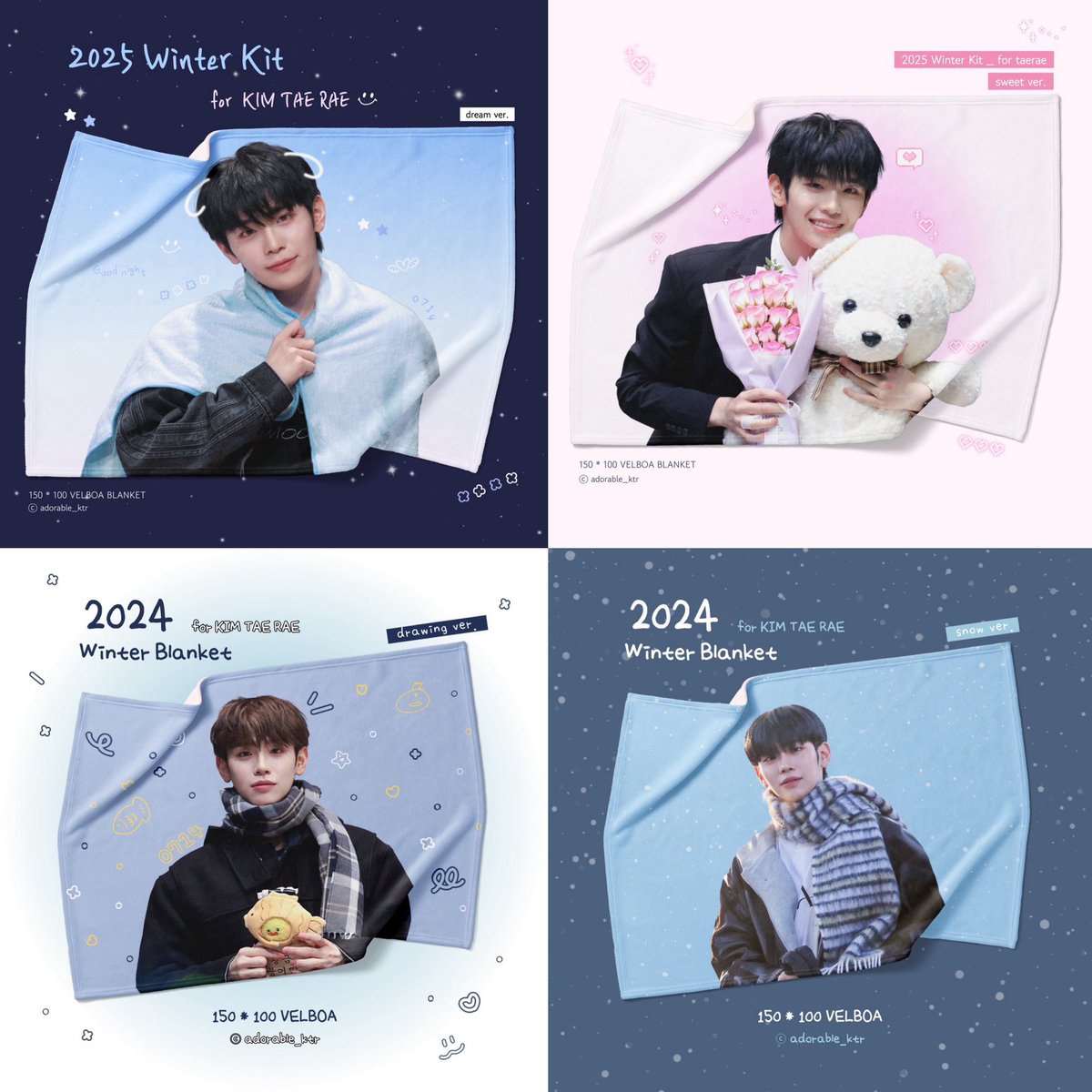 ｡ﾟ☆ [HERE＆NOW] ENCORE IN SEOUL *.☽ 

ⓒ 𝘢𝘥𝘰𝘳𝘢𝘣𝘭𝘦_𝘬𝘵𝘳

☾ 150*100 VELBOA BLANKET 
🗓️ ~ 2/25(WED)
🔗 url.kr/x872sc

#김태래 #KIMTAERAE #キムテレ
#제로베이스원 #ZEROBASEONE #ZB1