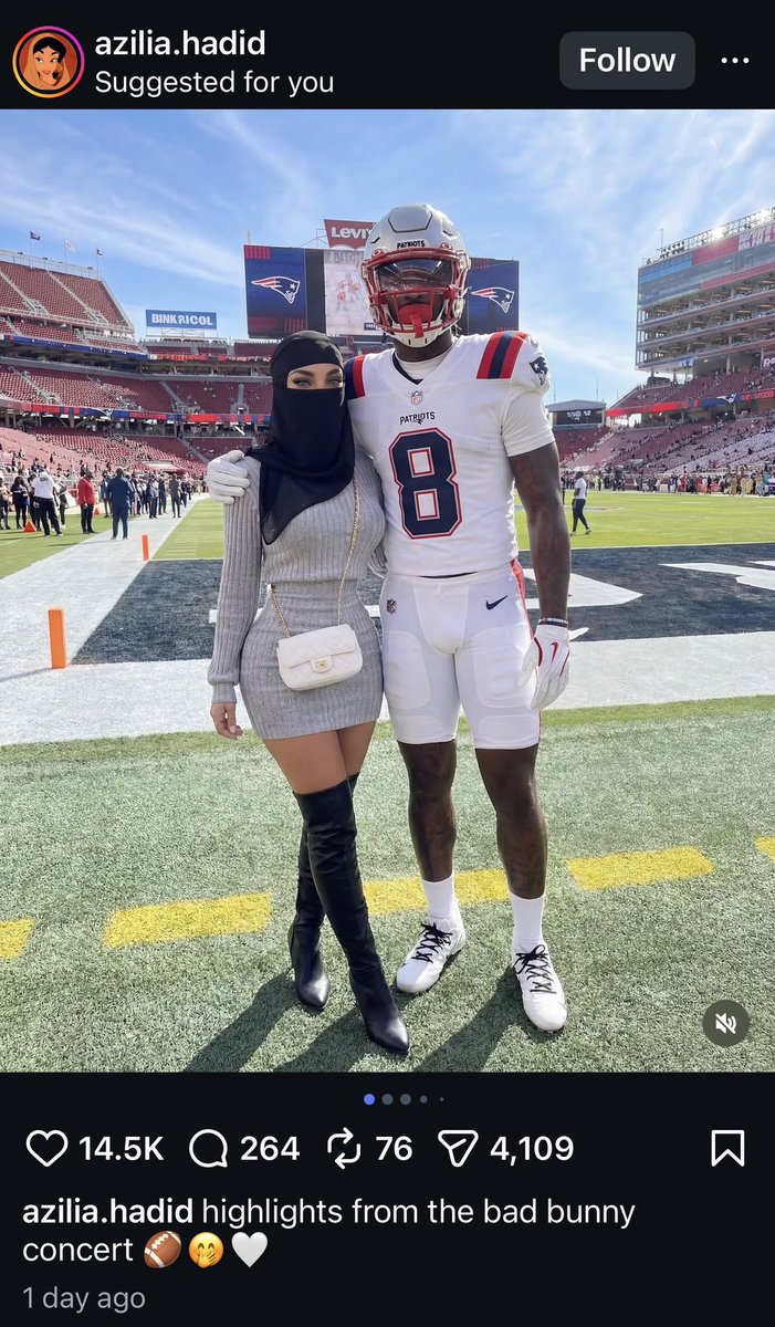 Stefon the most easily accessed millionaire I’ve ever seen. How this random baddie get a on field photo at the Super Bowl 😭