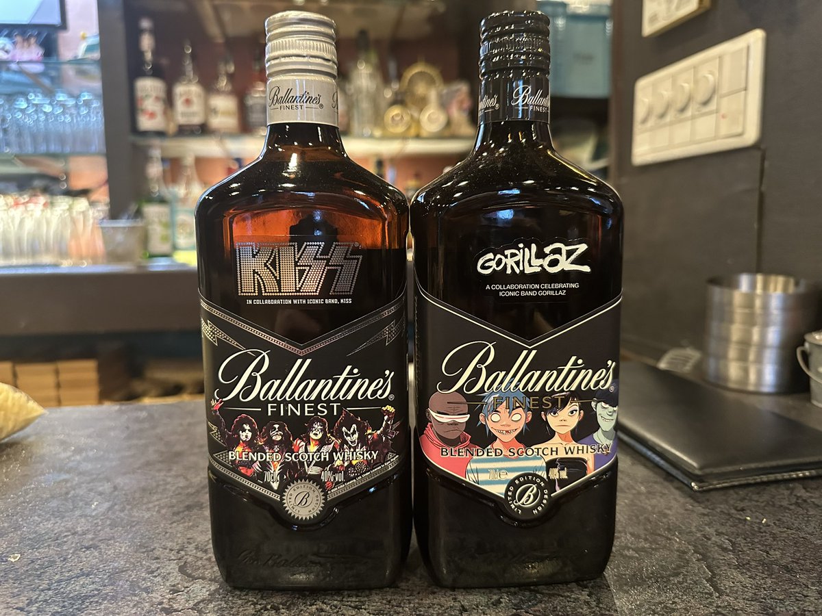 バランタイン コラボウイスキー 4本セット Gorillaz KISS Amazon.co.jp