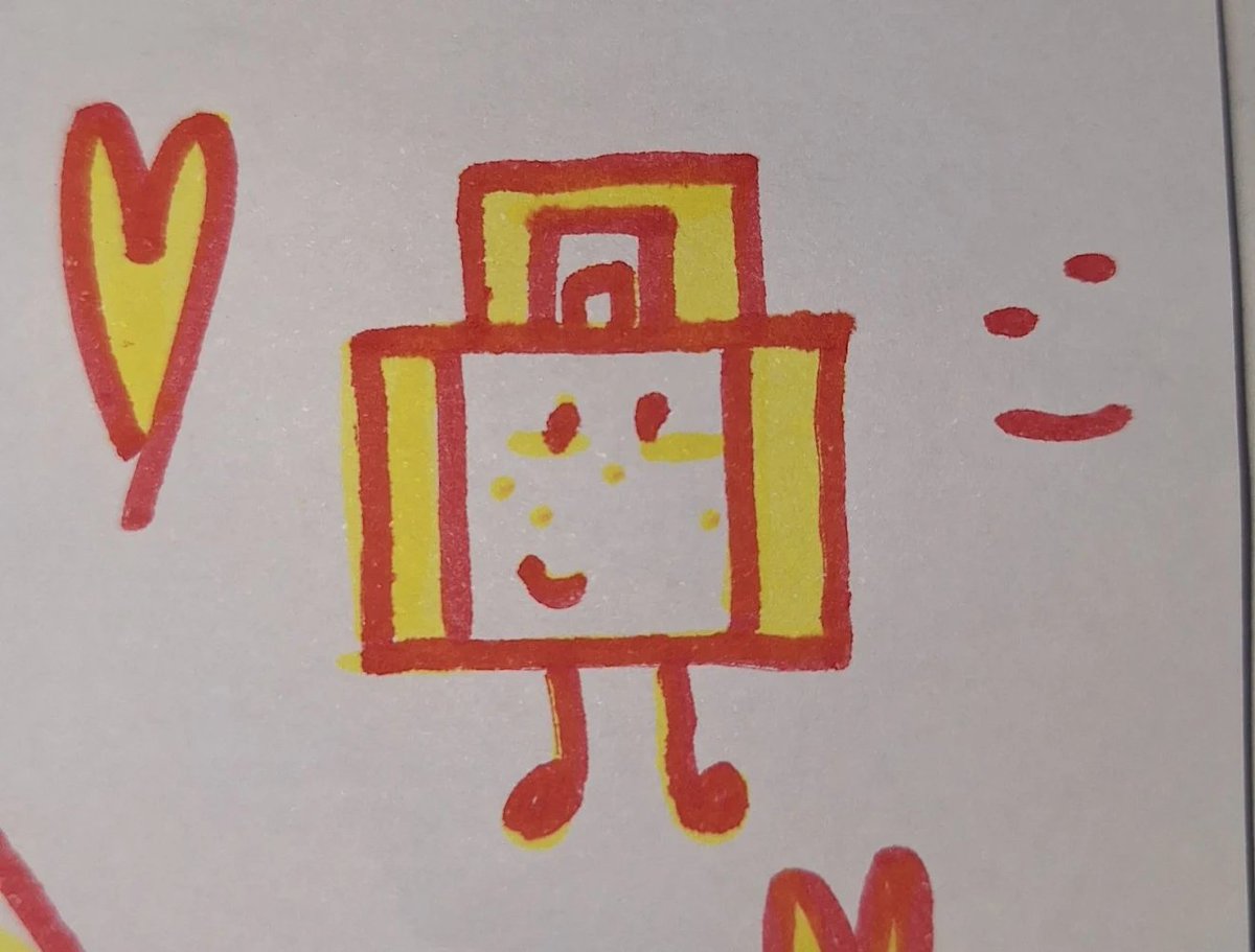 lobsterfanboy's tweet photo. day 26 of drawing suitcase everyday until she has merch again https://t.co/BBF8lzxxjT