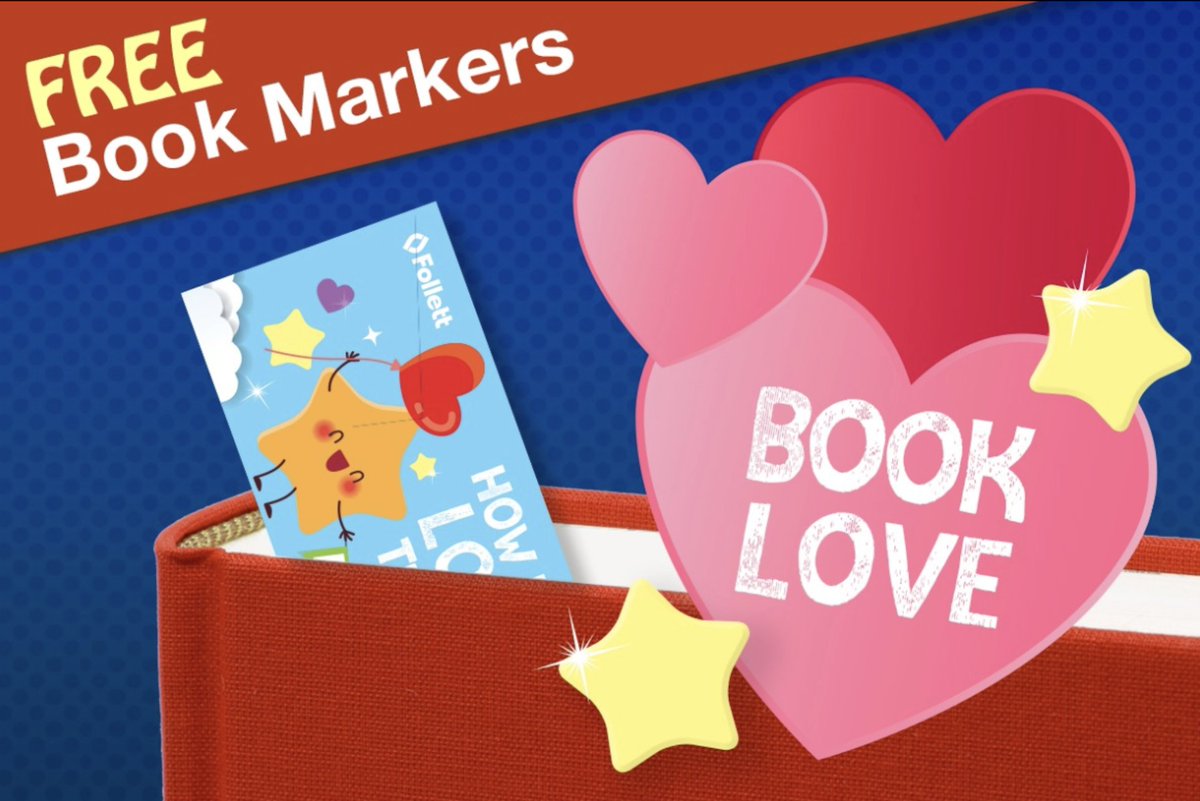 shannonmmiller's tweet image. Get your fun heart and star bookmarks from our friends at @follettcontent to help your students express their love for books! 📚

Download them here for free. ❤️ Perfect for #valetinesday in the library and classroom. 

buff.ly/9OFNGFr

#booklove #books #valentinesdayfun