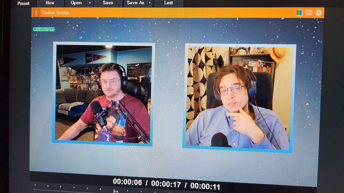 Another day, another <a href="/TrueNorthPrd/">True North Studio</a> broadcast to direct

Got my boys <a href="/notreallyevan/">evan</a> and <a href="/MothEyezz/">MothEyez</a> on the desk, plus <a href="/PhazerCS/">Hayden</a>, <a href="/Varsial11/">Varsial</a>, and <a href="/Haise_720/">Haise</a> behind me for tonight

Check it out live! twitch.tv/TrueNorthStudio