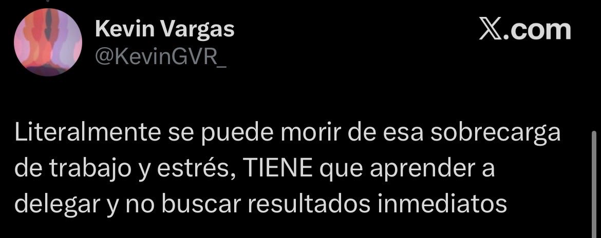 El mamador de Kevin Vergas (me tiene bloqueado) se burla del cansancio de <a href="/drmarymunive/">Mary Munive</a> que funge como Vicepresidente y Ministra de Salud pero hace un tiempo estaba todo preocupade por Jafet Soto por ser DT y gerente al mismo tiempo. 😂😂