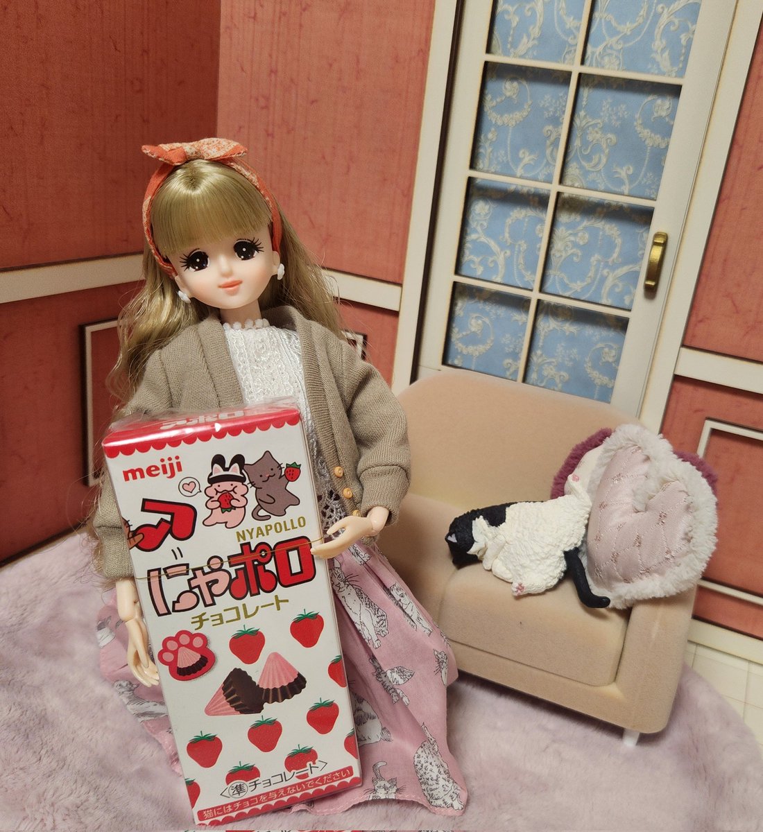 そういえばアポロもにゃポロになってました😻(笑) #初代ジェニー