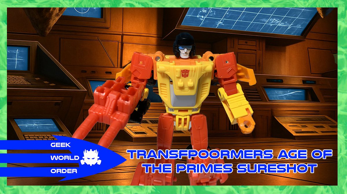 GeekWorldOrder's tweet photo. #Transformers Age of the Primes #Targetmaster #Autobot #Sureshot : https://t.co/N9BqIAdDHA https://t.co/lzw5AOki3p