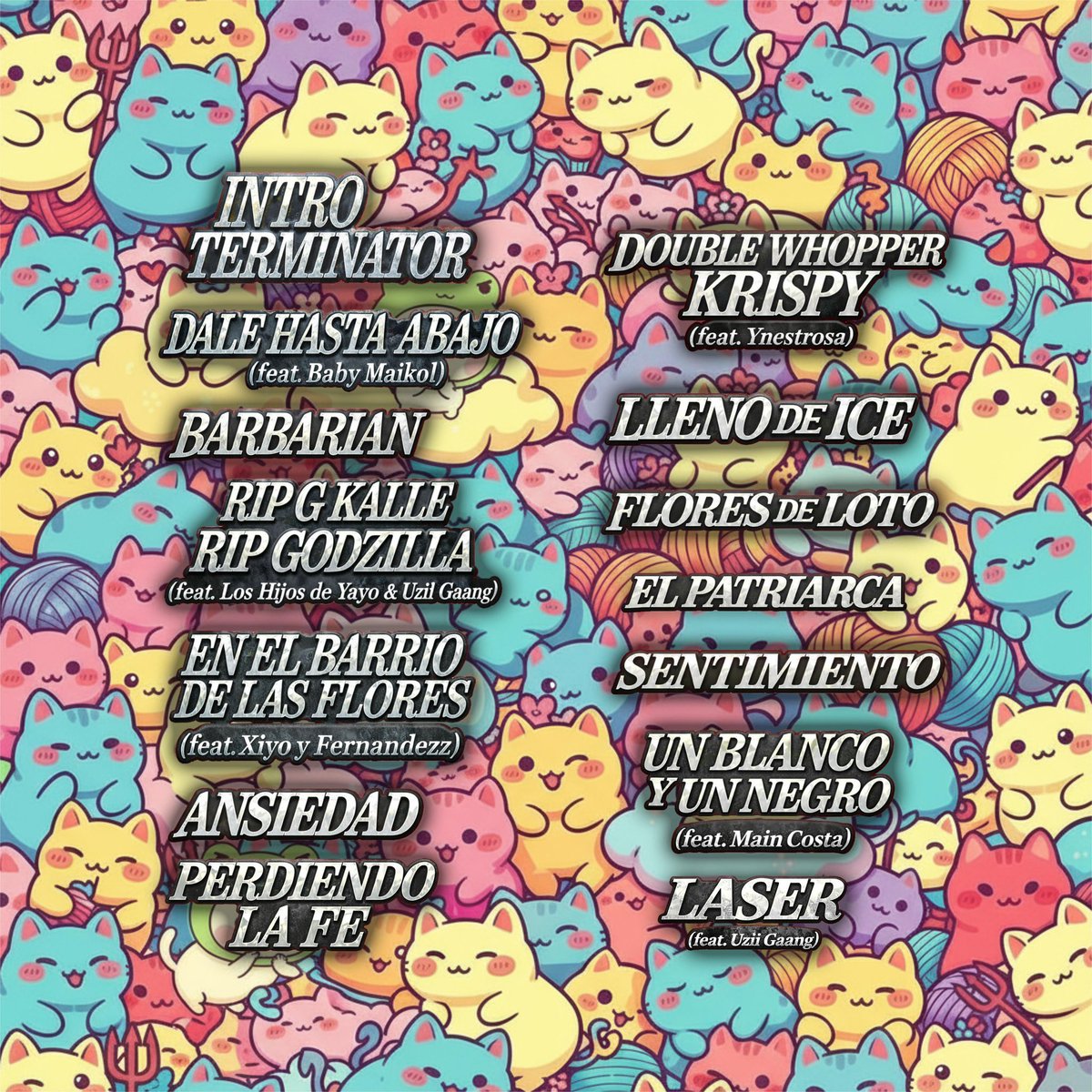 Yung Beef (<a href="/secoweedcodein/">ALBERTO YARINI</a>) nos sorprendió hoy revelando el tracklist para EL PLUGGG 3 OVA 2 🔌😈