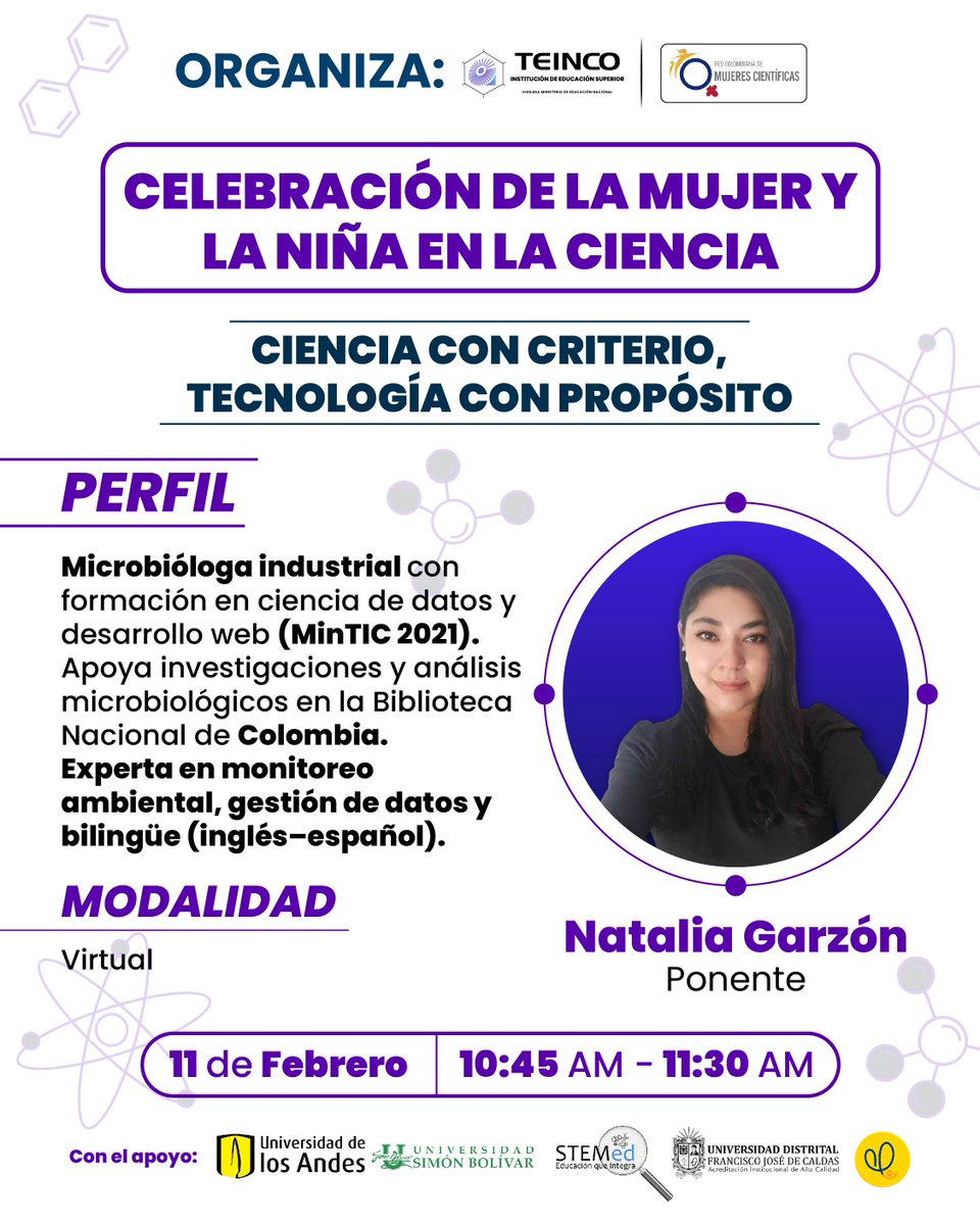 Red Colombiana de Mujeres Científicas tweet media