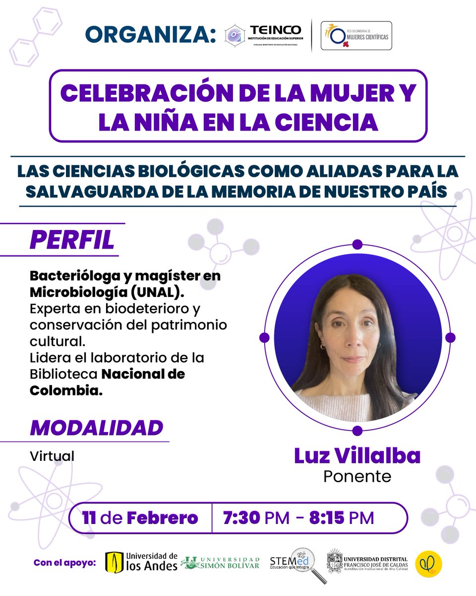 Red Colombiana de Mujeres Científicas tweet media