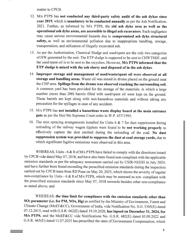 iambadasdanve's tweet image. केंद्रीय प्रदूषण नियंत्रण मंडळाने राज्य प्रदूषण नियंत्रण मंडळाला सहा पानी पत्र लिहून भ्रष्टाचाराचा केंद्रबिंदू ठरलेल्या परळी औष्णिक प्रकल्पाचे संच ६ व ८ बंद करण्यास सांगितले आहे. हा प्रकल्प केवळ राख आणि प्रदूषणापुरता मर्यादित नसून, अनेकांनी या प्रकल्पाच्या आडून आपली खासगी…