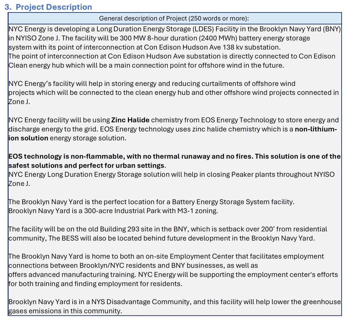 $EOSE
"NYC Energy facility WILL be using Zinc Halide chemistry from EOS Energy Technology to store energy and discharge energy to the grid

EOS technology is non-flammable, with no thermal runaway and no fires. This solution is one of the safest solutions and perfect for urban