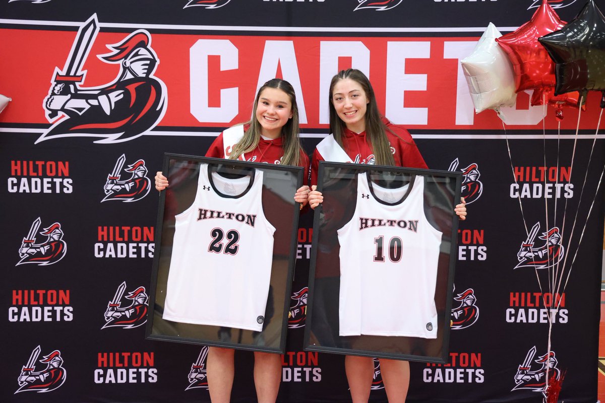 HiltonCadets's tweet photo. Congratulations to our Class of 2026 girls basketball SENIORS!!! Once a Cadet, always a Cadet! #WeAreHilton 🍎 https://t.co/XsgrRlQ8o7