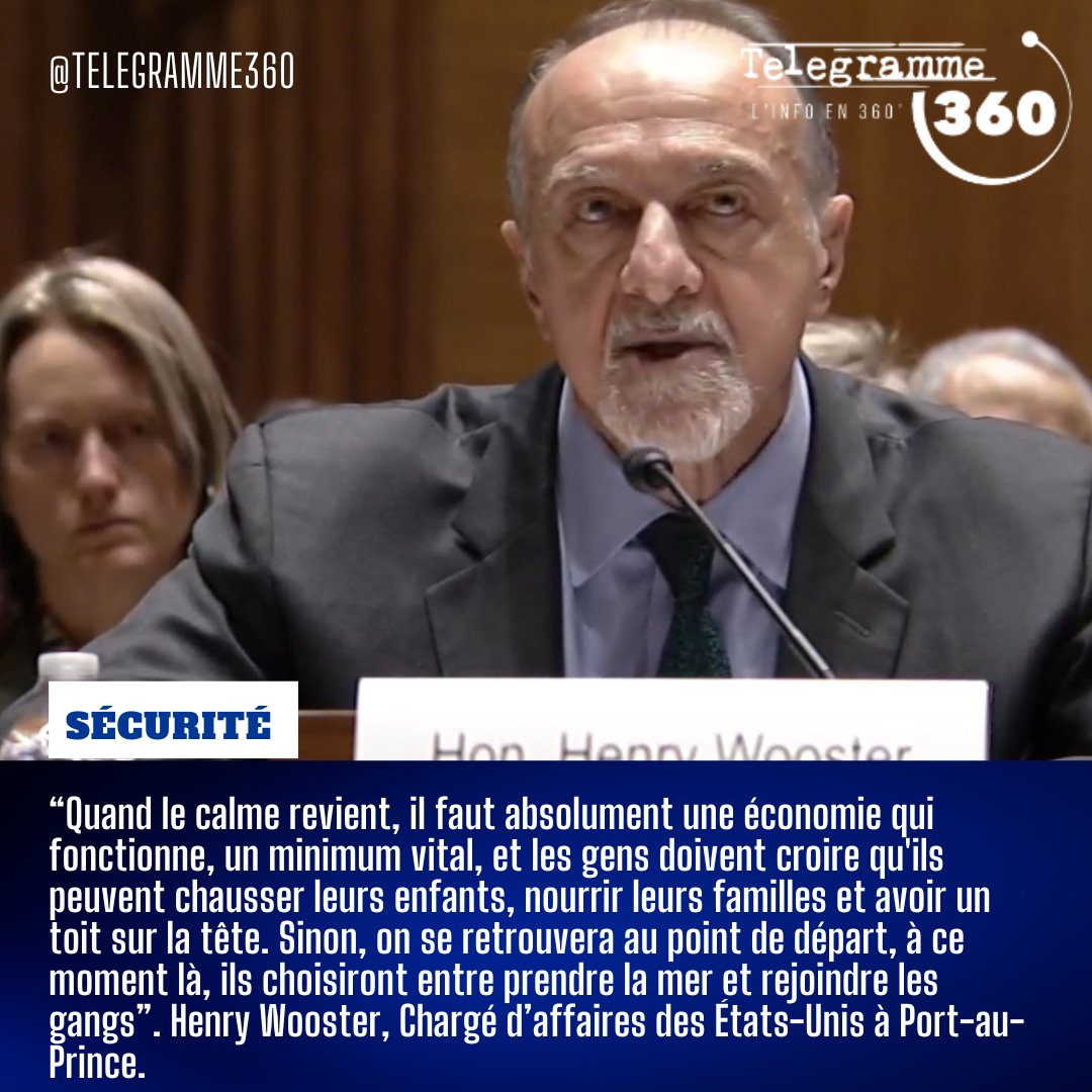 Le rétablissement de la sécurité en Haïti n’est pas pour demain a averti le chargé d’affaires américain devant les sénateurs membres de la commission des opérations étrangères et des programmes d’aide, ce mardi (10 février 2026). Toutefois le diplomate a reconnu la possibilité de