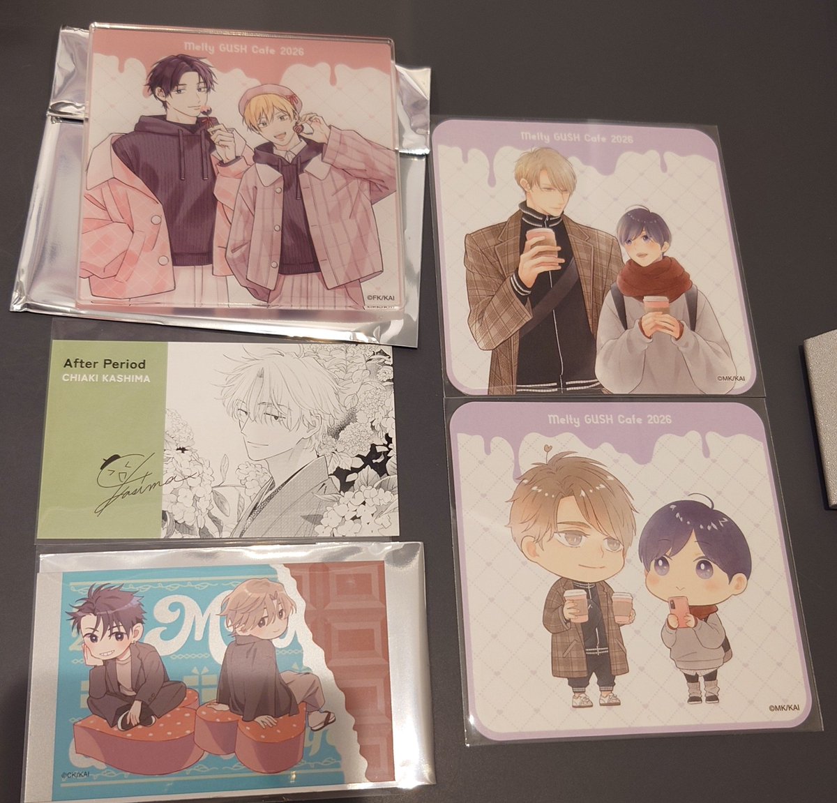 交換】 Melty GUSH Cafe 2026 入場特典 コースター アクリルコースター