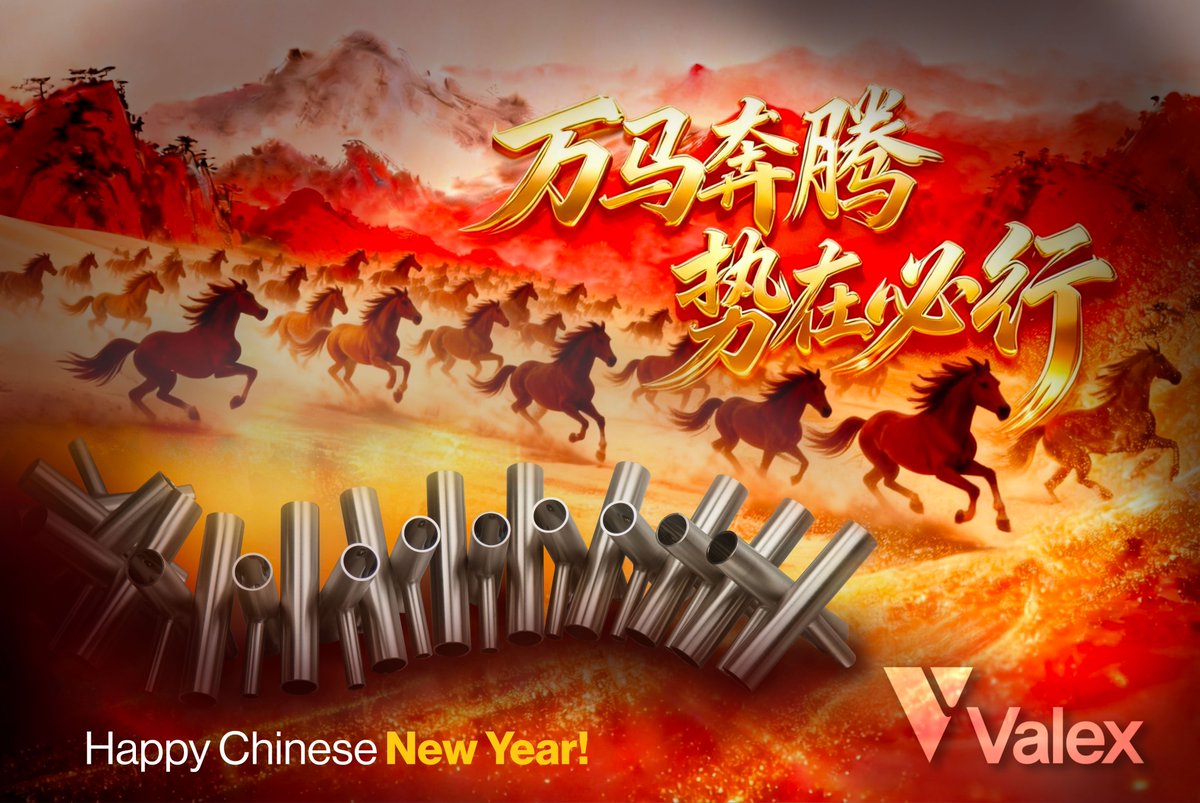 万马奔腾，势在必行
Together, we charge forward — united, driven, unstoppable. Wishing you a year of momentum and success.
#ChineseNewYear #LunarNewYear #万马奔腾 #Valex