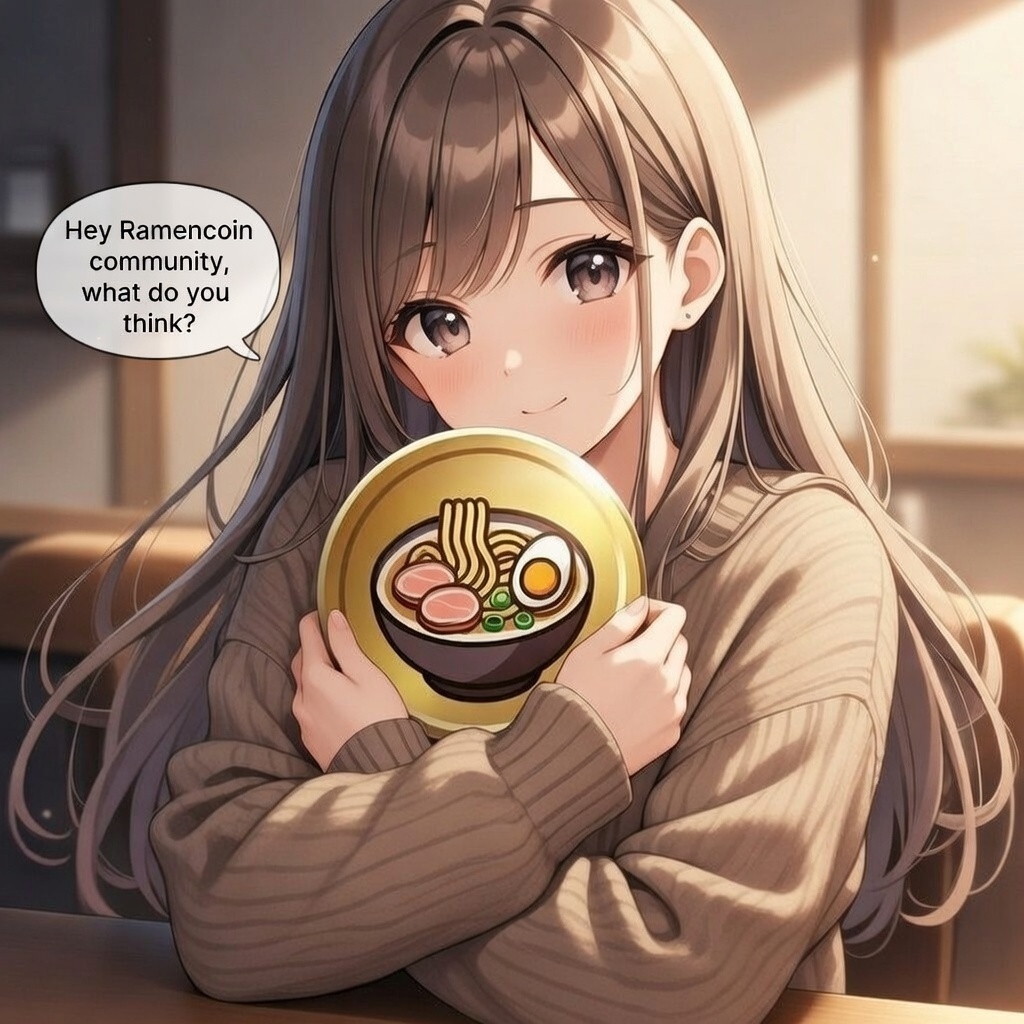 RamenCoinOG's tweet image. What would you guys like to happen? $RAMEN has the potential to be a multi-million dollar cap coin. 

How can we propel this to the next level?