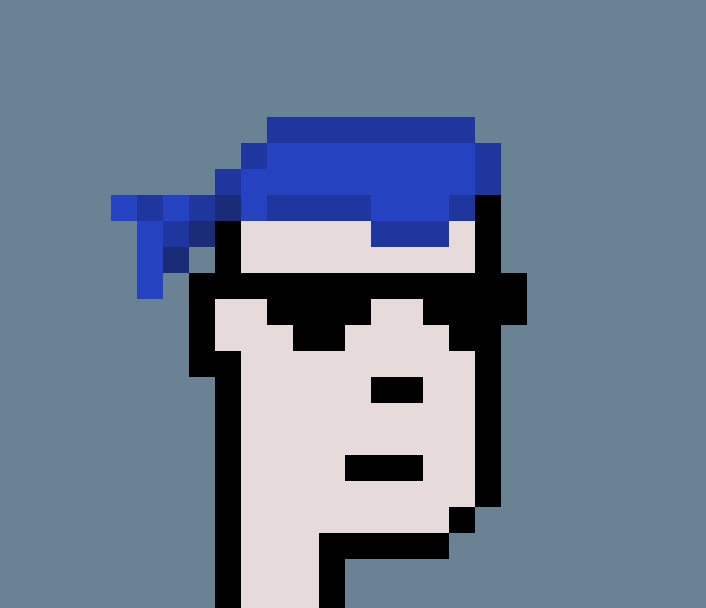 Some big punk sales this past week

1) Hoodie: 144 ETH
2) Cowboy: 72 ETH
3) Welding Goggles: 60 ETH
4) Blue Bandana: 48.5 ETH