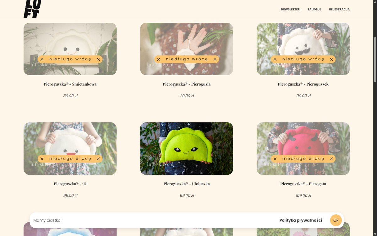 when you're willing to splurge to buy a cute pirog plushie like team poland but they're almost all sold out 🥲