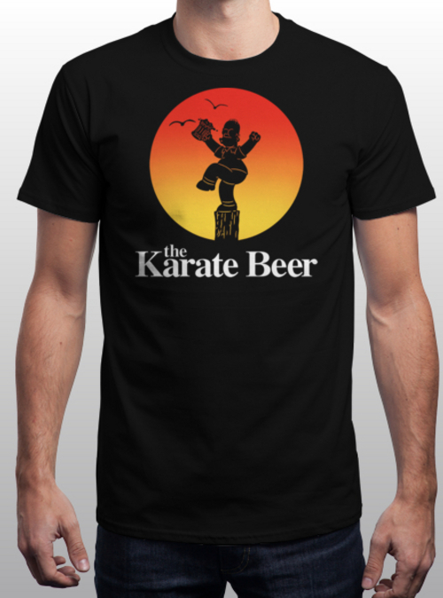 qwertee's tweet photo. "The Karate Beer" is today's tee on https://t.co/LdSWa6Ss6H RePost for a chance at a FREE TEE! https://t.co/WPuqzrBpbz