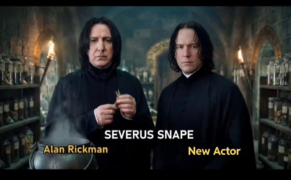 GGAllen99's tweet photo. @PapiVance @TheDailyHPotter When you prompt grok how the new actor for him should've looked, it did this lmao even grok knows https://t.co/NY02IJKuqa