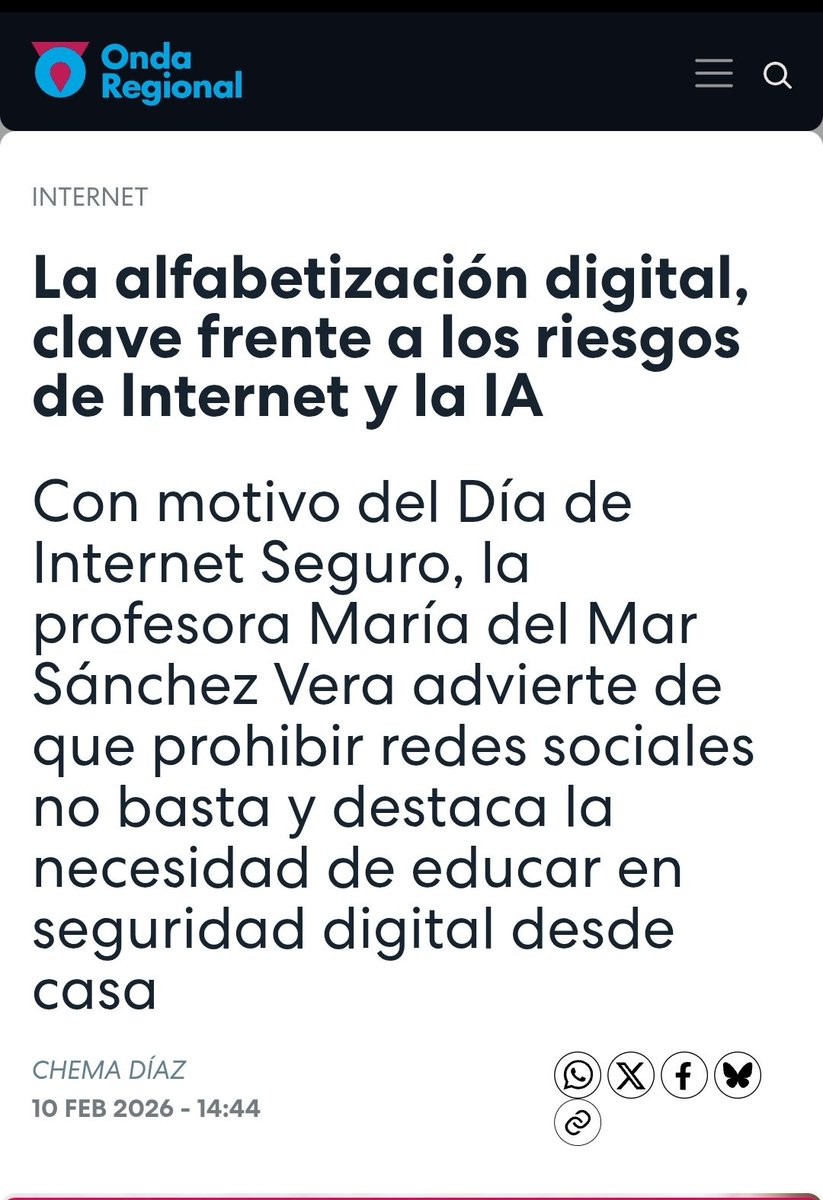 María del Mar Sánchez tweet media