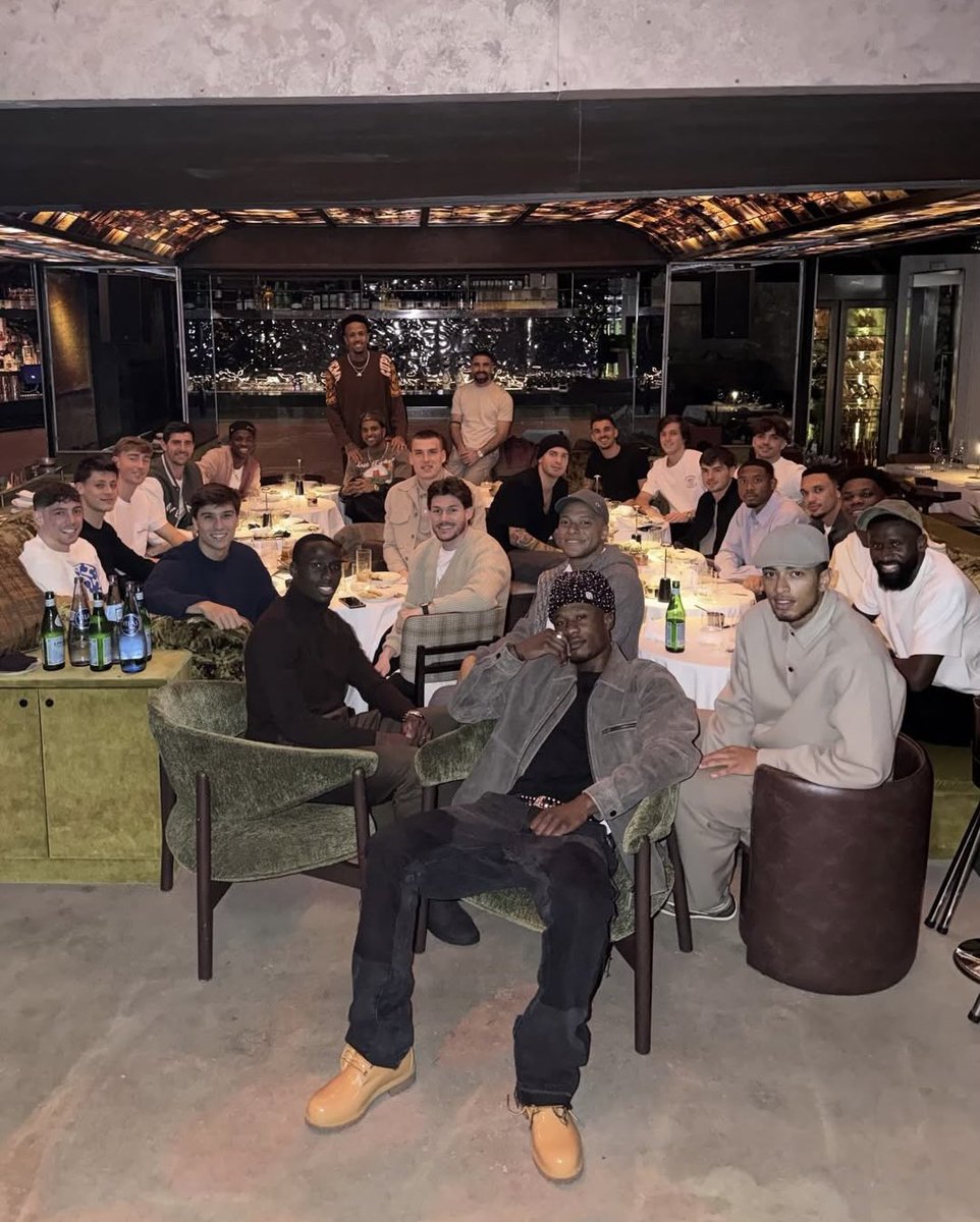 Kylian with other Real Madrid players recently, via Vini Jr IG 📲