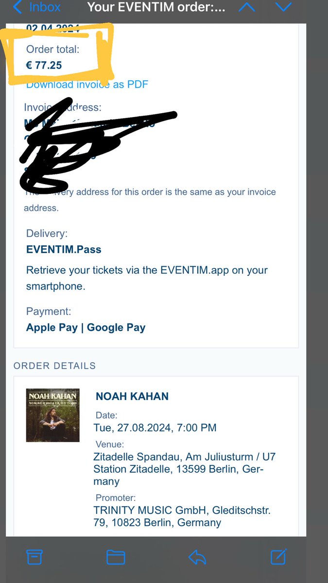 _maitw's tweet photo. you’re pissing on our faces and telling us it’s raining …. this is truly embarrassing @NoahKahan @KahanHQ “keeping tickets affordable” …….. https://t.co/xZW7v7JK3L