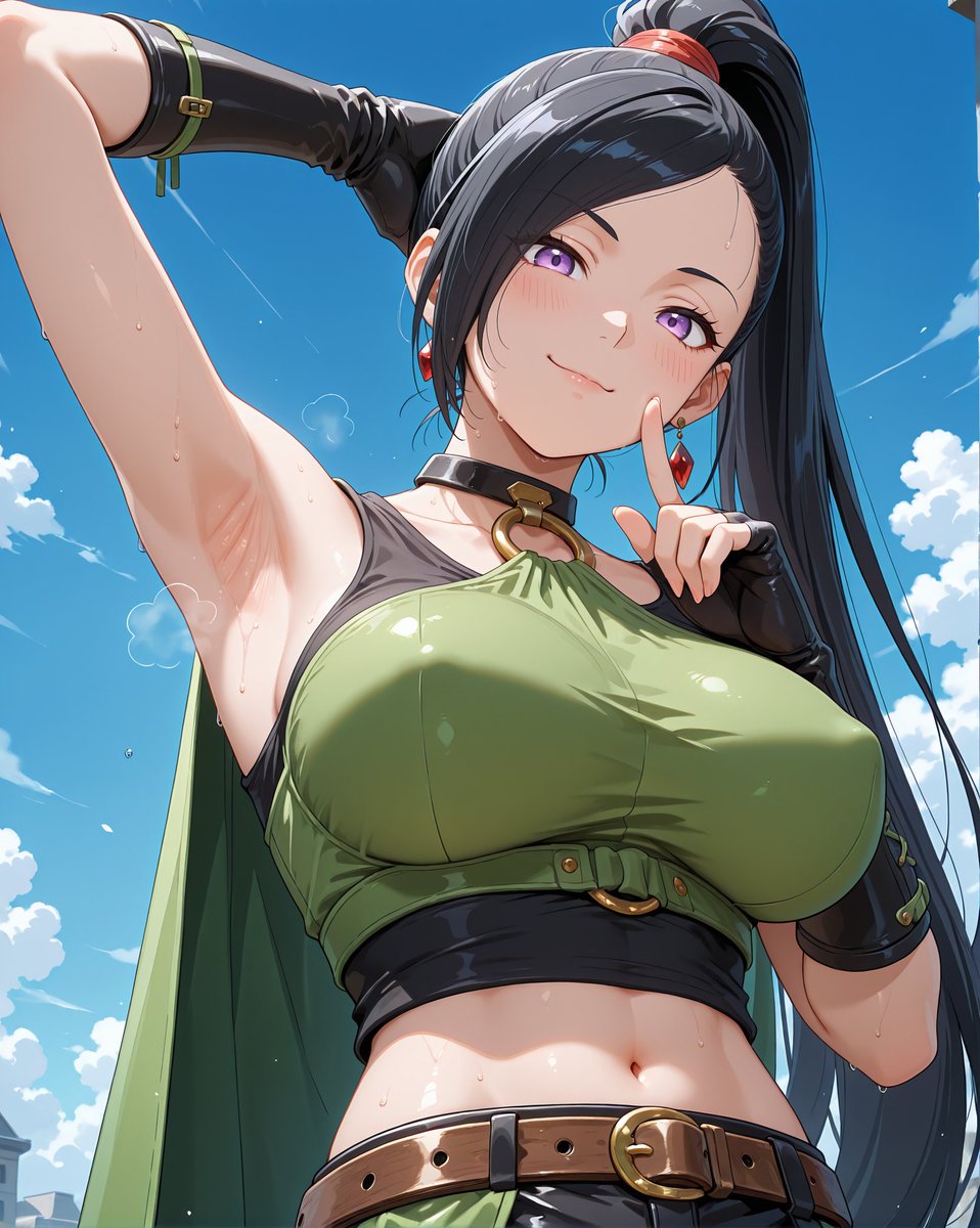 マルティナ　セクシーショットガン　s3-074 ARS10＋ マルティナ 脇 SFW illustration #AIart #AIイラスト︎ #ドラクエ11