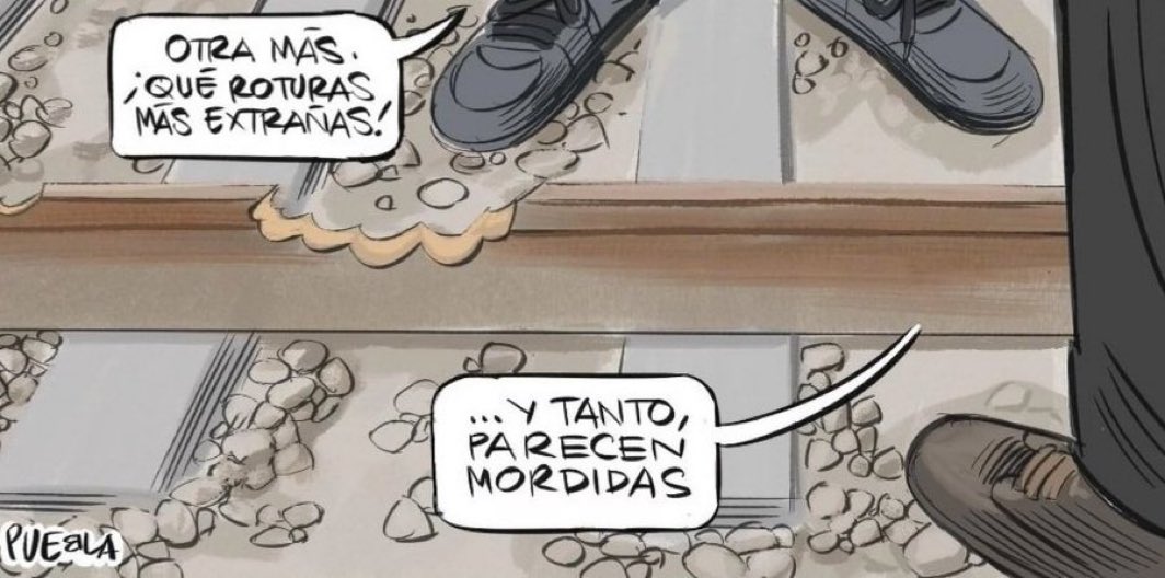 Algo ha pasado con esta ingeniosa y maravillosa viñeta y por algún motivo la están vetando

A retuitear a <a href="/PUEBLAdibujante/">PUEBLA</a>