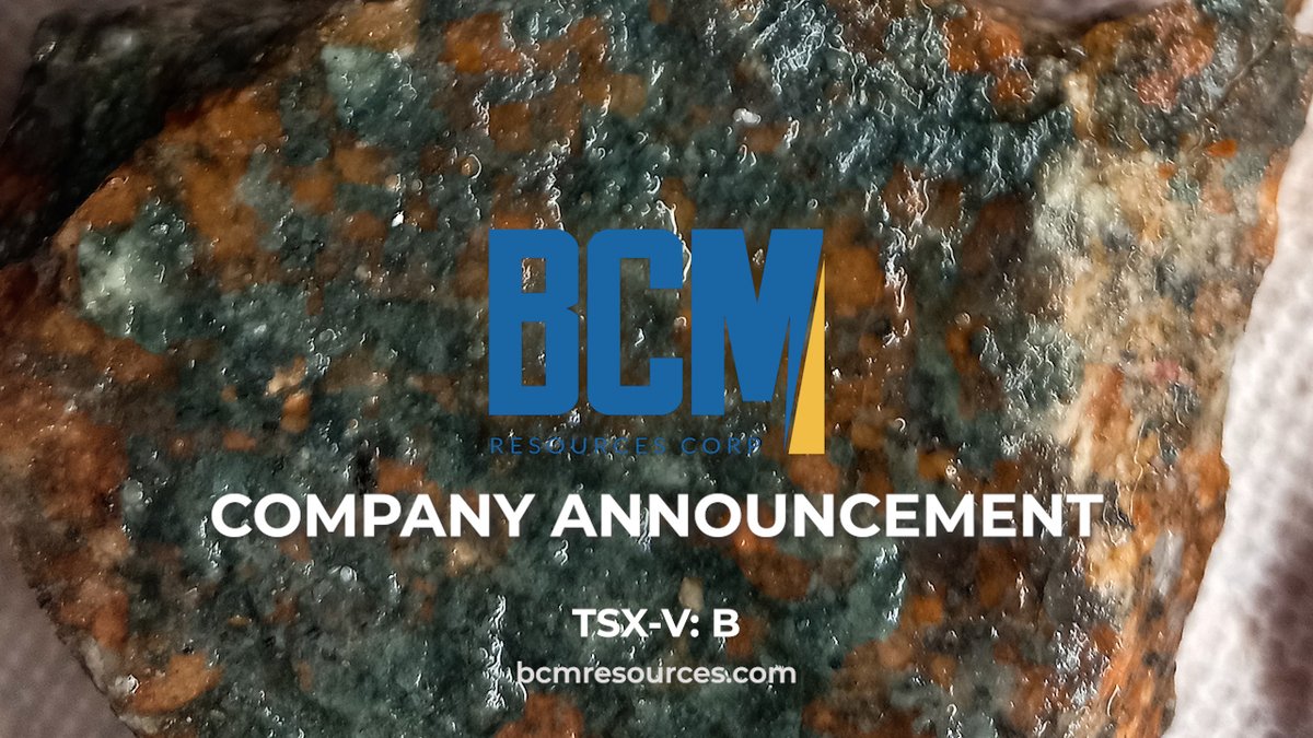 BCM Resources Corporation (Official Account) tweet media