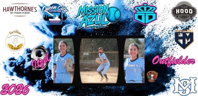 Mission_Azul's tweet photo. 🚨 Player Intro 🚨
Meet Itzel Valle (2029)! A speedy outfielder with a fearless glove and nonstop hustle, Itzel tracks down everything in the grass and brings high energy every inning. Get ready to watch her shine this season! 🥎🔥 https://t.co/LLk96EXARL
