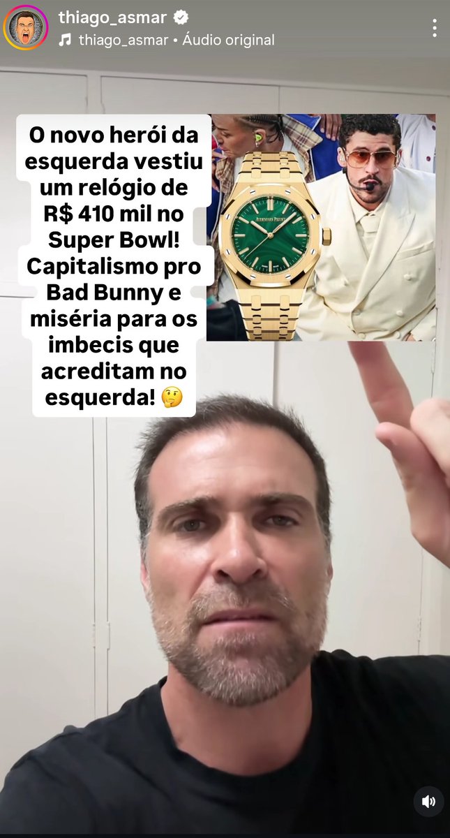 thelifeofgbrn's tweet image. O NOVO HERÓI DA ESQUERDA 

agora é oficial: bad bunny furou todas as bolhas