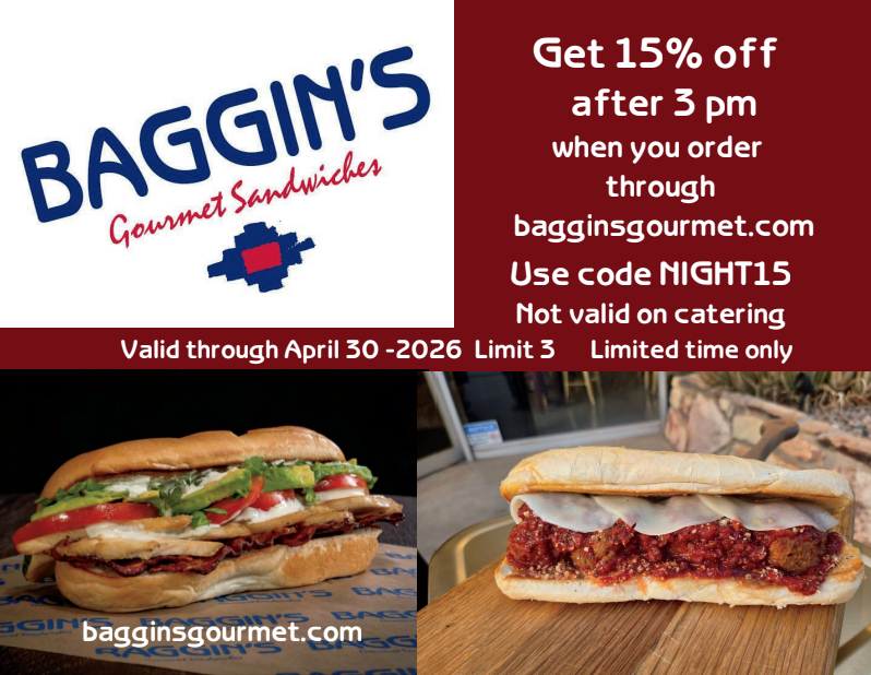 BagginsArizona's tweet image. Ready... get set.... goooooo!  Get 15% off your order after 3pm when you order online at bagginsgourmet.com.  Get 15% off all your favorites for your entire family. #dinnersolved Limit 3. Some items excluded.  Valid until 04.30.26