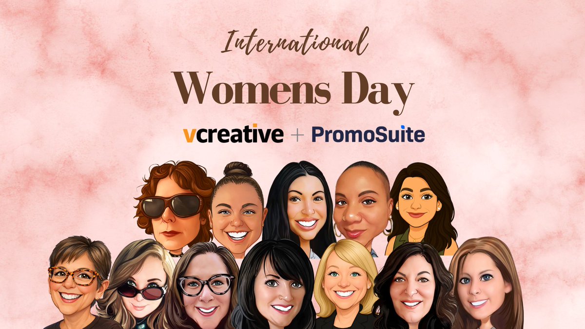 PromoSuite's tweet photo. Behind every great innovation at vCreative and PromoSuite is a team of brilliant, driven women. Today we celebrate the leaders, creators, and changemakers who make it all happen. 💜 #InternationalWomensDay https://t.co/yjnCDldutY