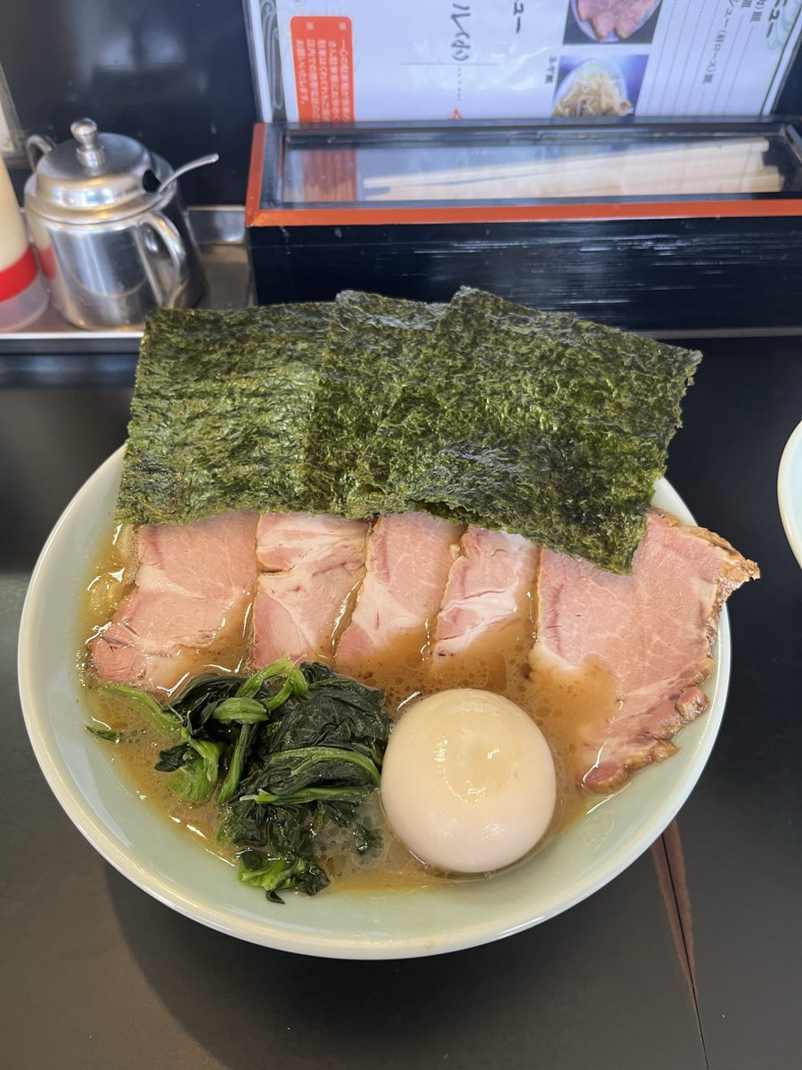 SATORU131's tweet photo. 取手　一心

#ラーメン
#家系ラーメン
#茨城
#取手
#一心 https://t.co/bzKCPqg77Q