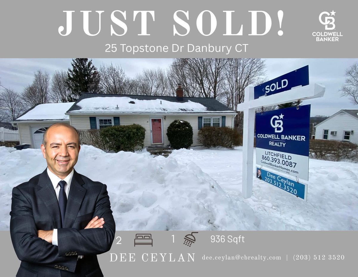 JUST SOLD!
25 Topstone Dr, Danbury, CT 06810🏡✨
Congratulations to my seller client, Rendolph, on this exciting milestone! It was truly a pleasure working with you. Grateful to have guided you to the finish line in such a timely manner.
#sold #realtor #Homeownership #toprealtor