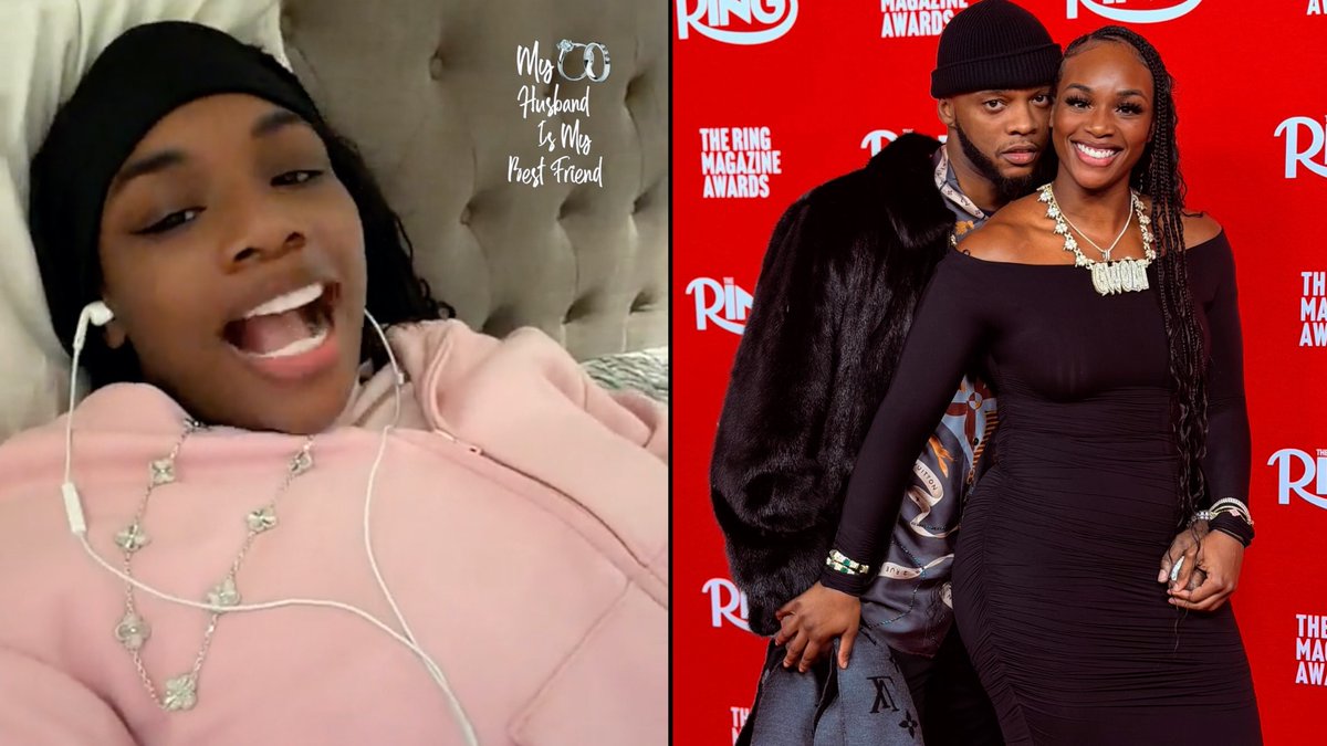 BlackInkChi's tweet image. SEE VIDEO HERE: youtu.be/Zlekznim-C0

"I Block You" Claressa Shields Snaps On Bloggers Shading Her Relationship With Papoose! 😡

#claressashields #papoose #bloggers