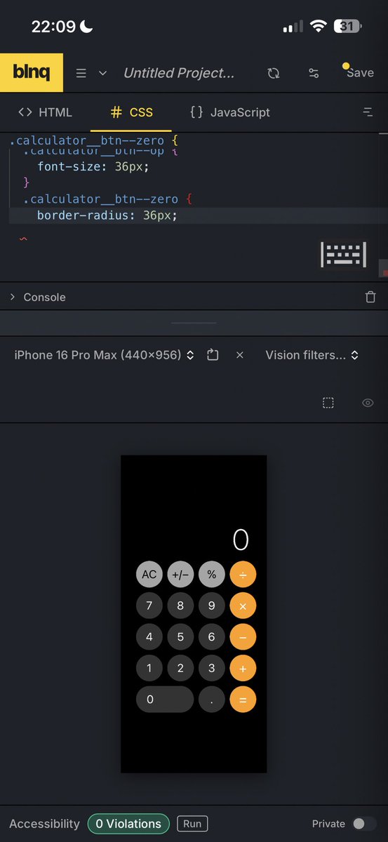 davidyarham's tweet photo. Imagine the power of CodePen with instant accessibility checking, viewport modes, vision modes, site cloning and agentic AI.  That’s what I’ve built. It’s very early in BETA. Give me a shout if you would like to try it out. Desktop and mobile. https://t.co/DwqB2PHtVV