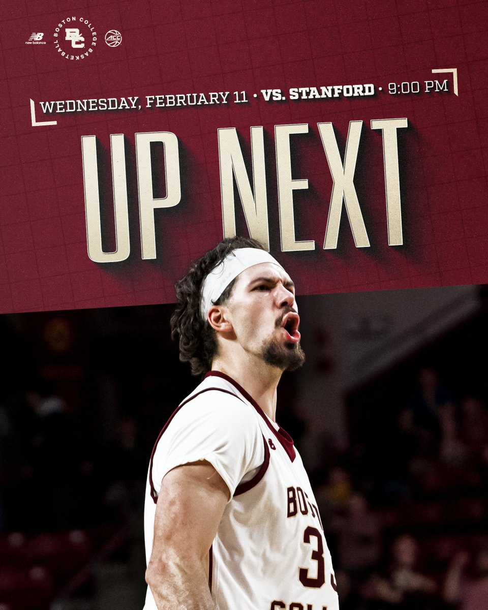 BCMBB's tweet photo. 🆙 Next ➡️

🗓️ Wednesday, February 11
⏰ 9:00 pm
🏟️ Conte Forum
🧢 Student hat giveaway
🍿 50% off concessions
🎟️ https://t.co/MKHrJqgmBa https://t.co/2vTTWnU0o4