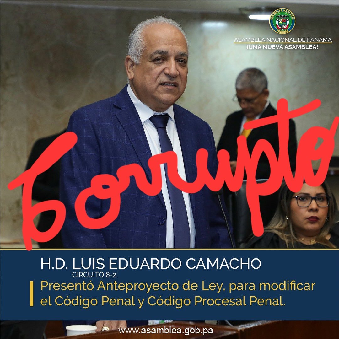 <a href="/asambleapa/">Asamblea Nacional</a> Este es el problema o el obstáculo para poder avanzar y eliminar el tema de la corrupción.