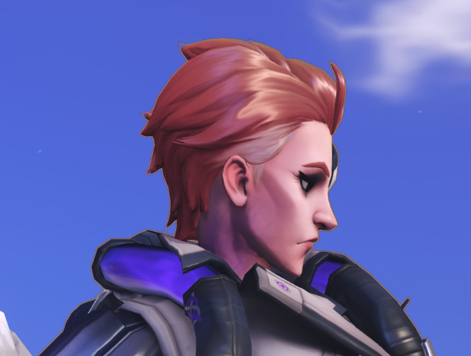 my shayla.. genuinely how do you take one of the most unique characteristics of your oddball character and just remove it. with comic you can make the excuse that "it saves time" but youre literally making a new skin based on an already excisting one; removing her wrinkles and-