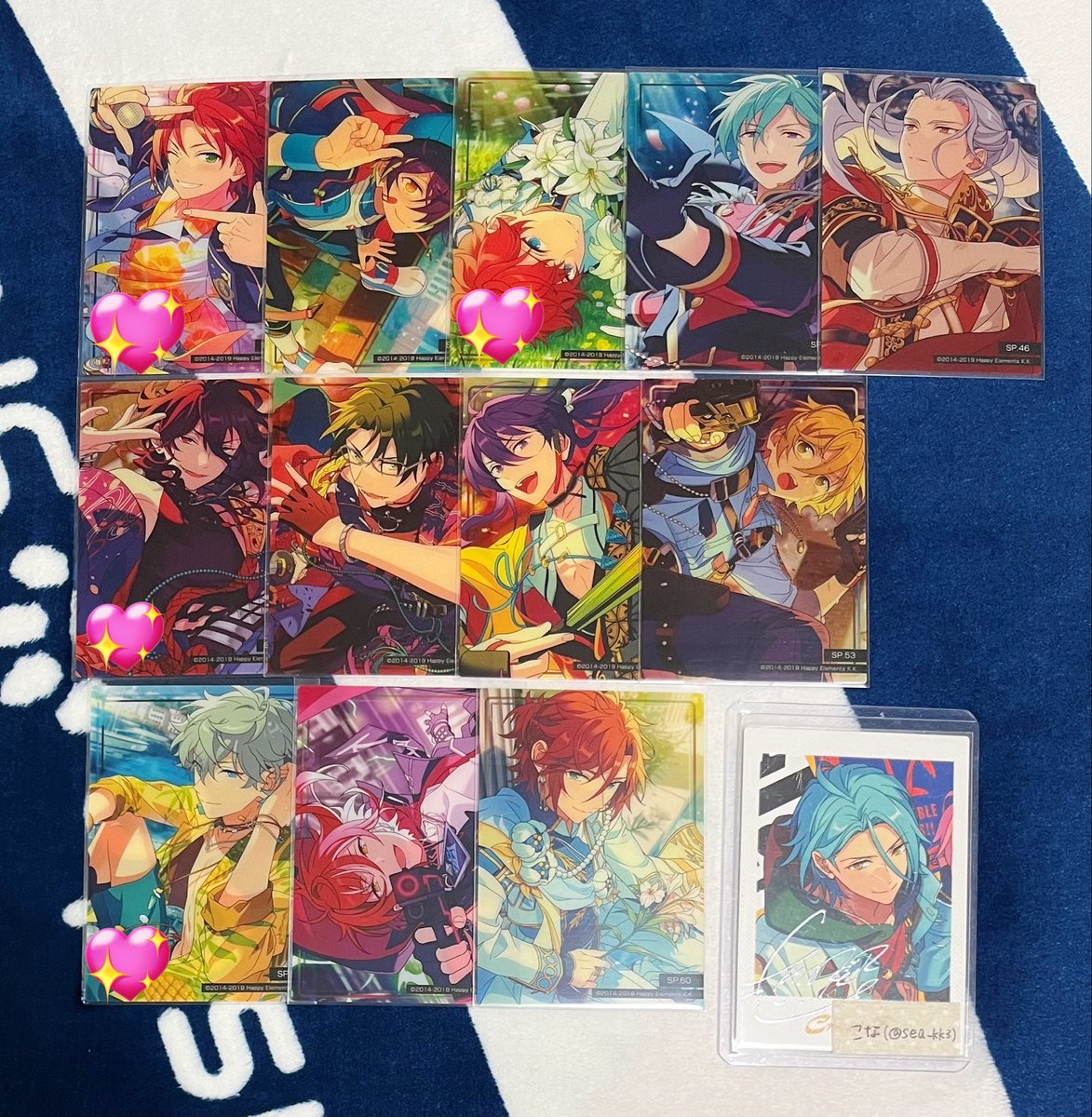 交換】あんスタ クリアカード 4 3 N SP 譲：渉 桃李 弓弦 スバル 真緒