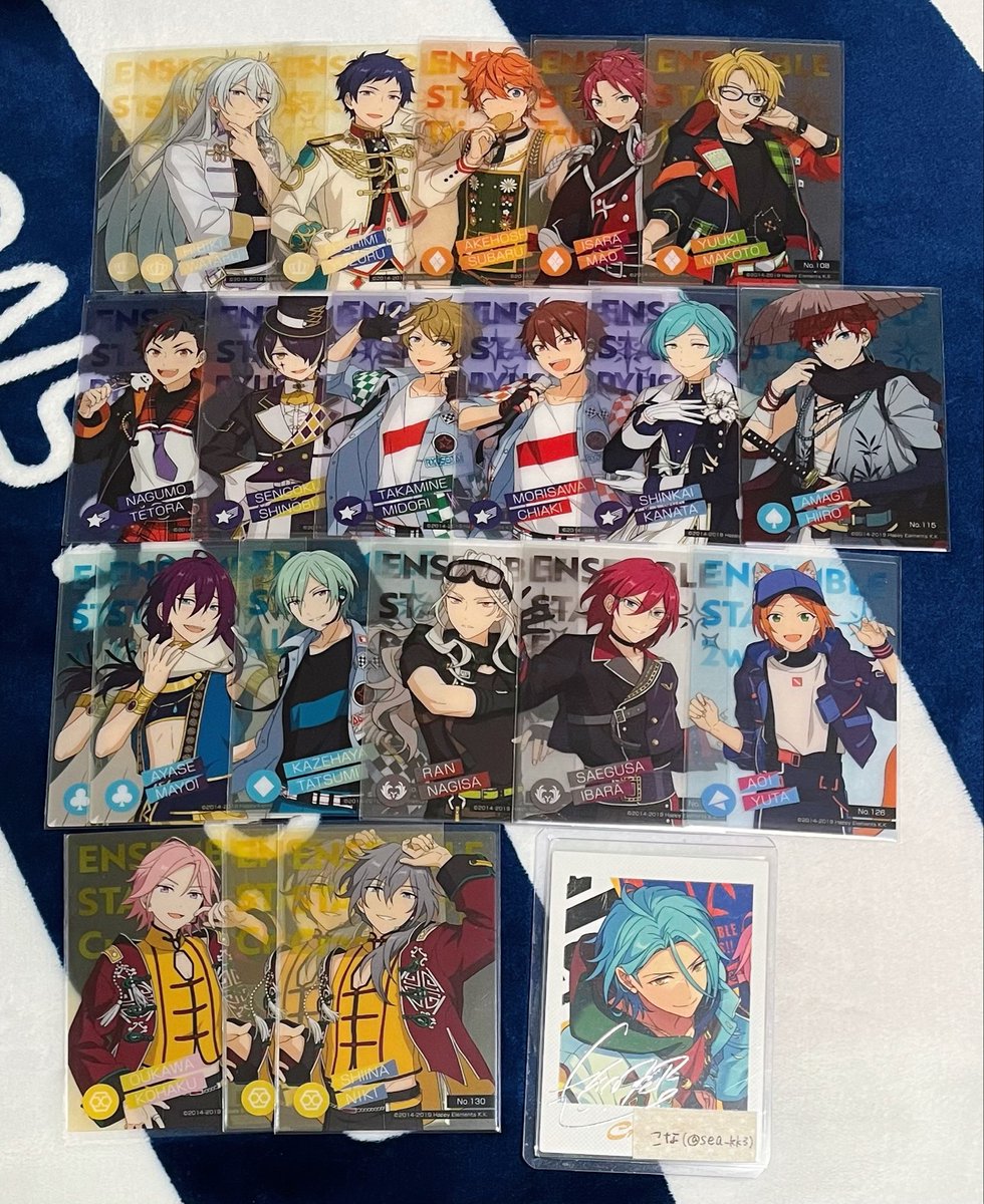 交換】あんスタ クリアカード 4 3 N SP 譲：渉 桃李 弓弦 スバル 真緒