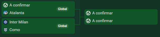 EL COMO JUGARA LAS SEMIS CONTRA EL INTER